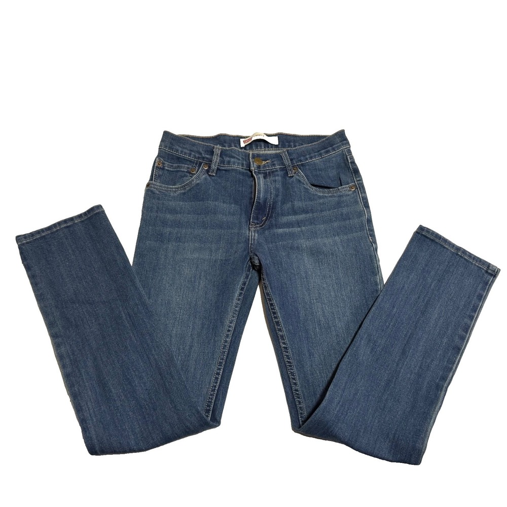 Levi's 510 Skinny Jeans Women's size 16 Reg W28 L28 Medium Wash Stretch Denim u